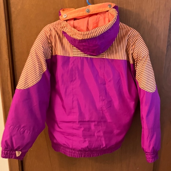 Vibrant Ski Jacket in Purple and Orange - Picture 3 of 5